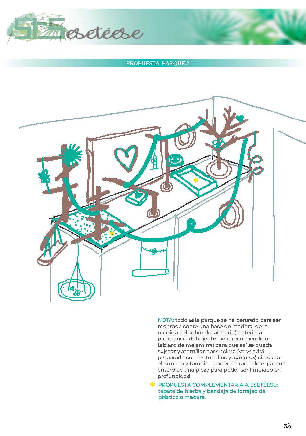 DISEÑO DE ESPACIOS | Parque de juegos