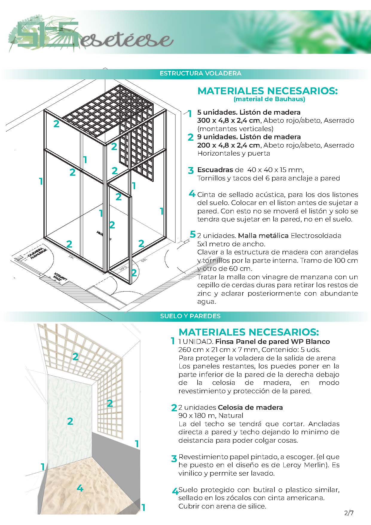 DISEÑO DE ESPACIOS | Voladera interior