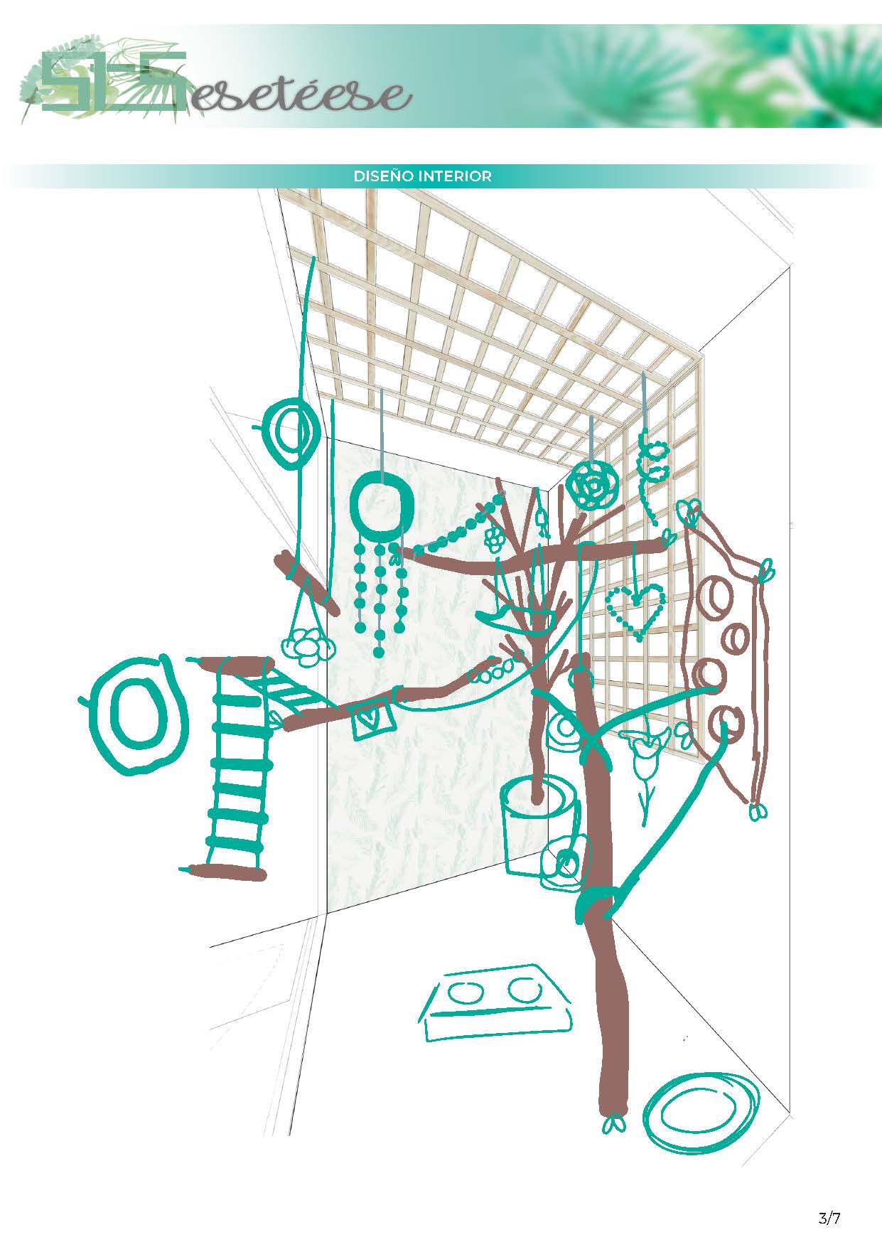 DISEÑO DE ESPACIOS | Voladera interior