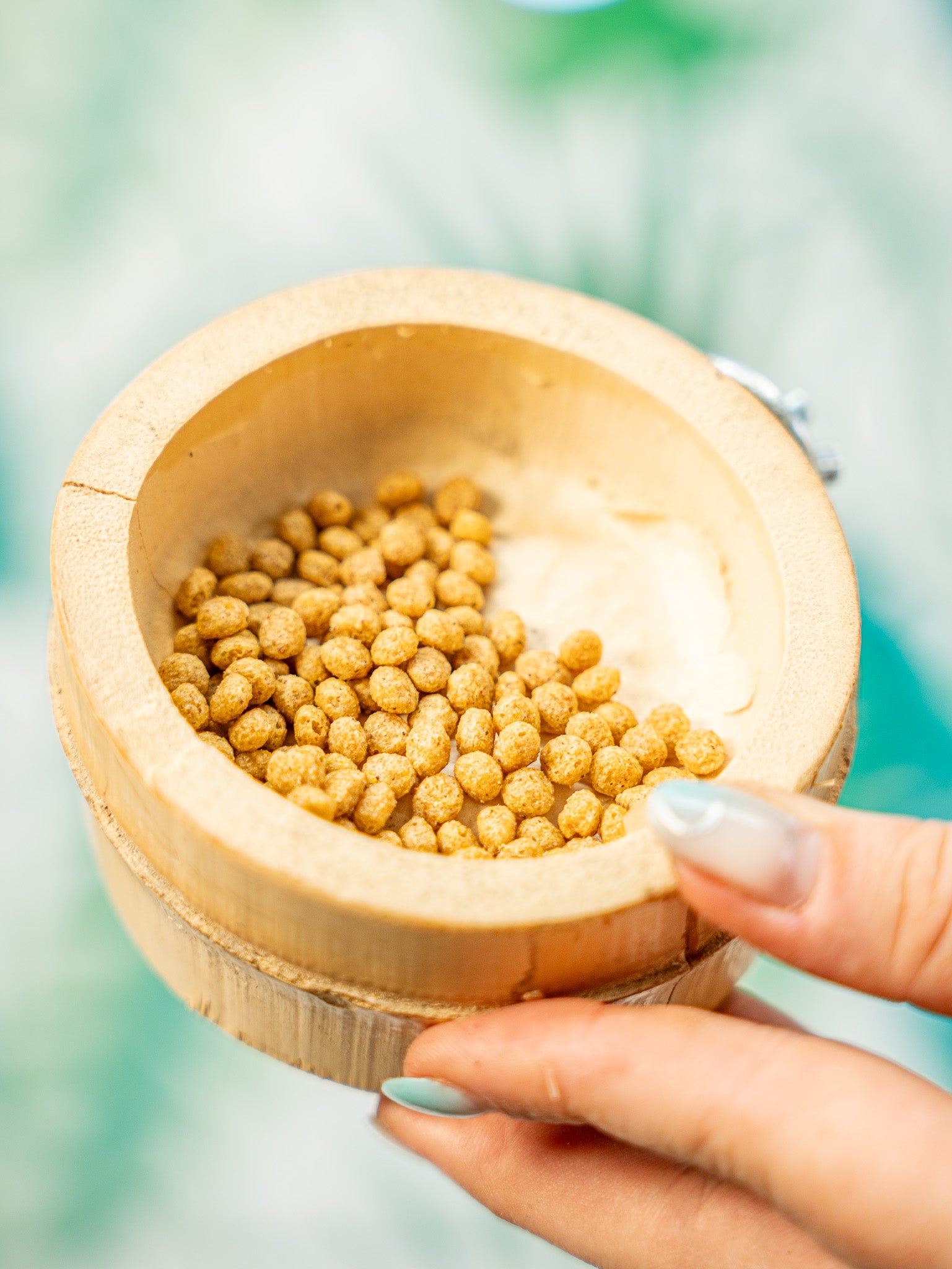 COMEDERO VASITO BAMBÚ mini (piezas limitadas)