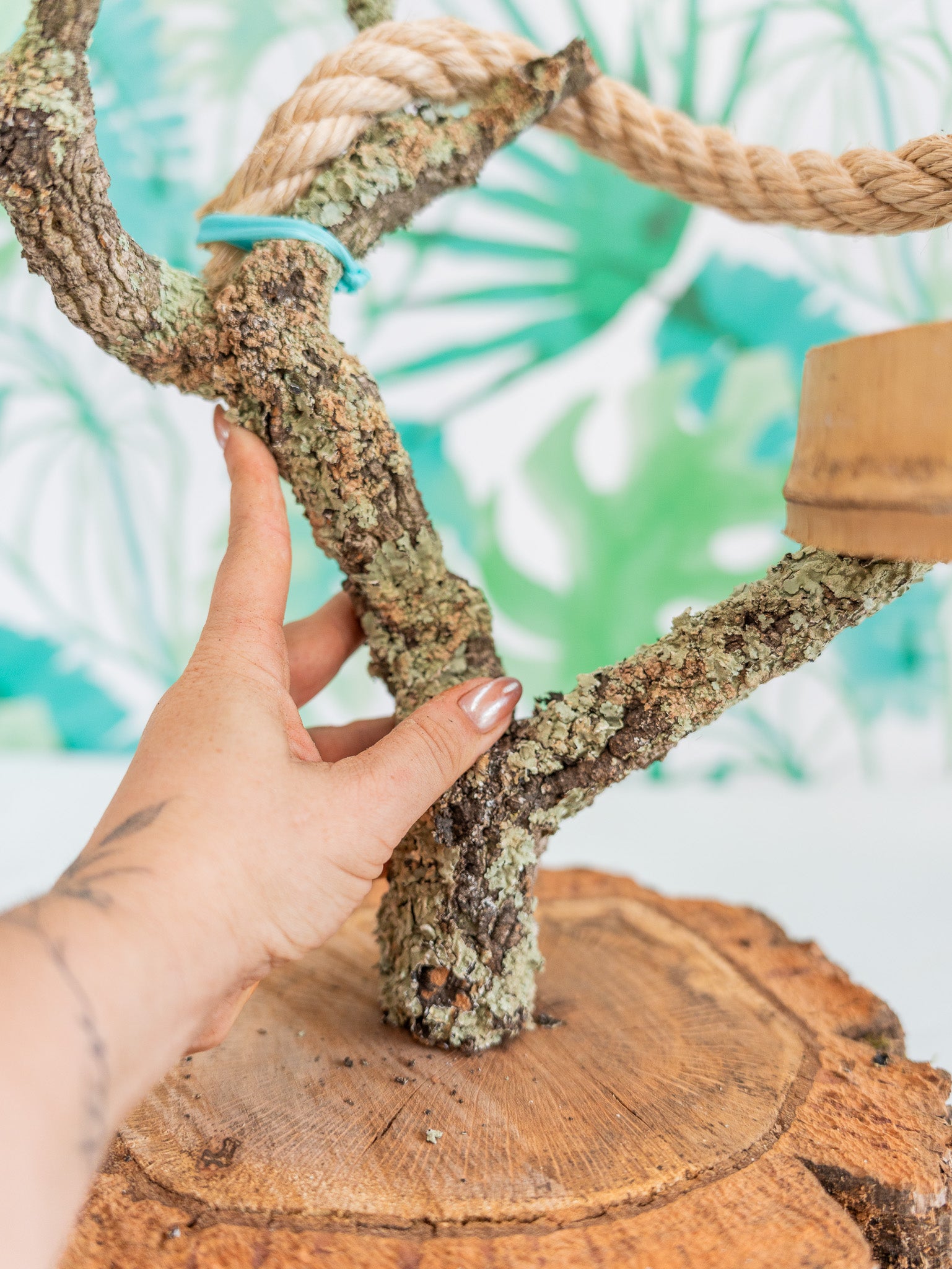 PERCHA SOBREMESA (PIEZA ÚNICA #17) 40x60