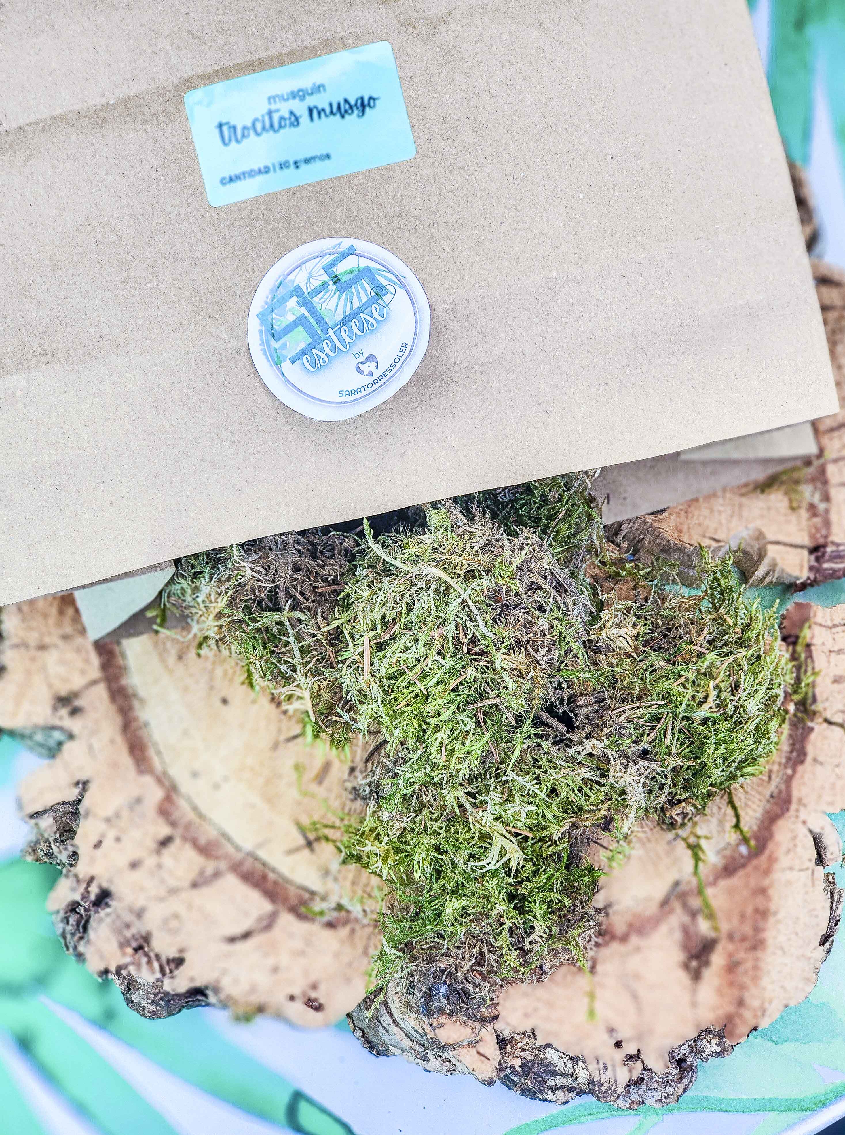 MUSGUÍN trocitos de musgo