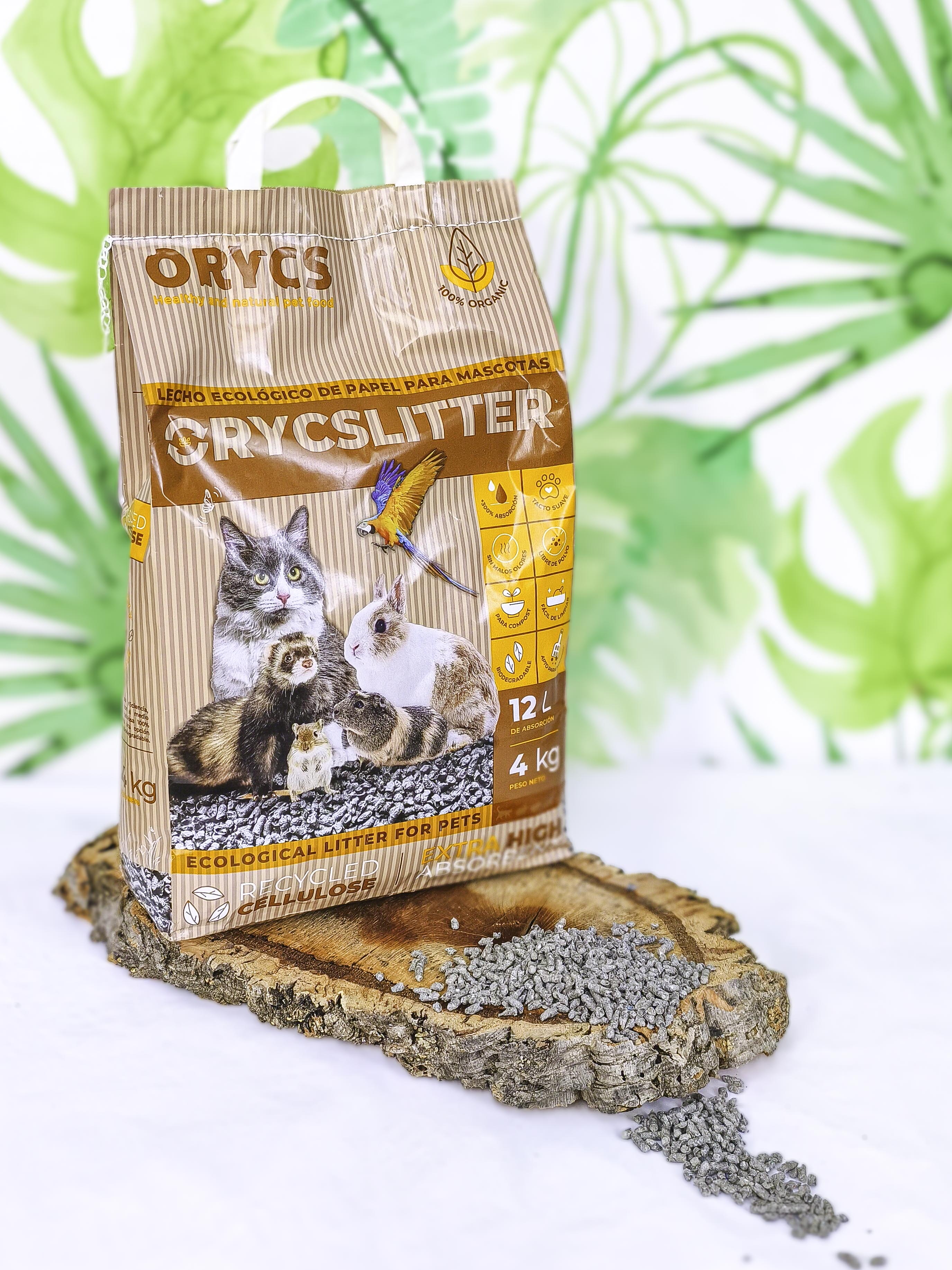 Sustrato papel prensado ORYCS LITTER