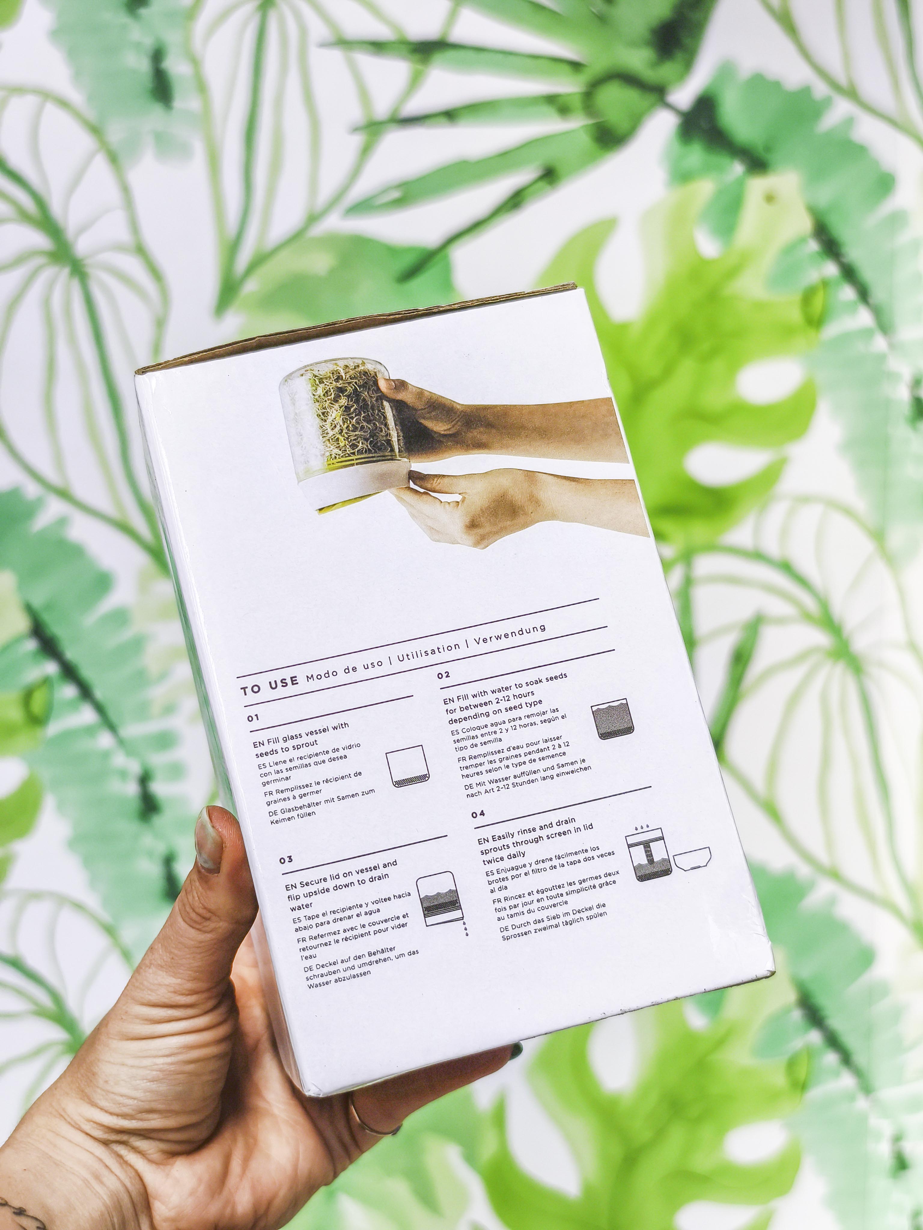 GERMINADOR DE SEMILLAS Y LEGUMBRES