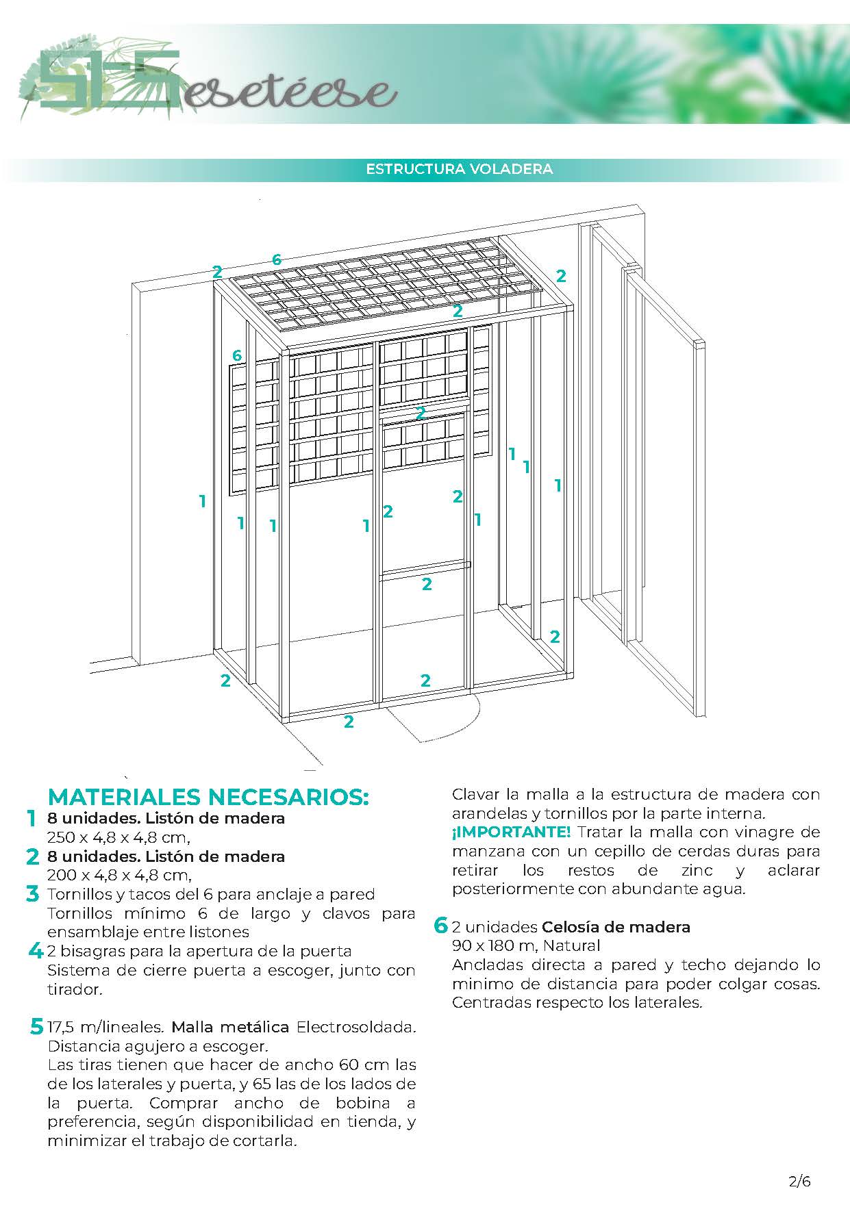 DISEÑO DE ESPACIOS | Voladera exterior