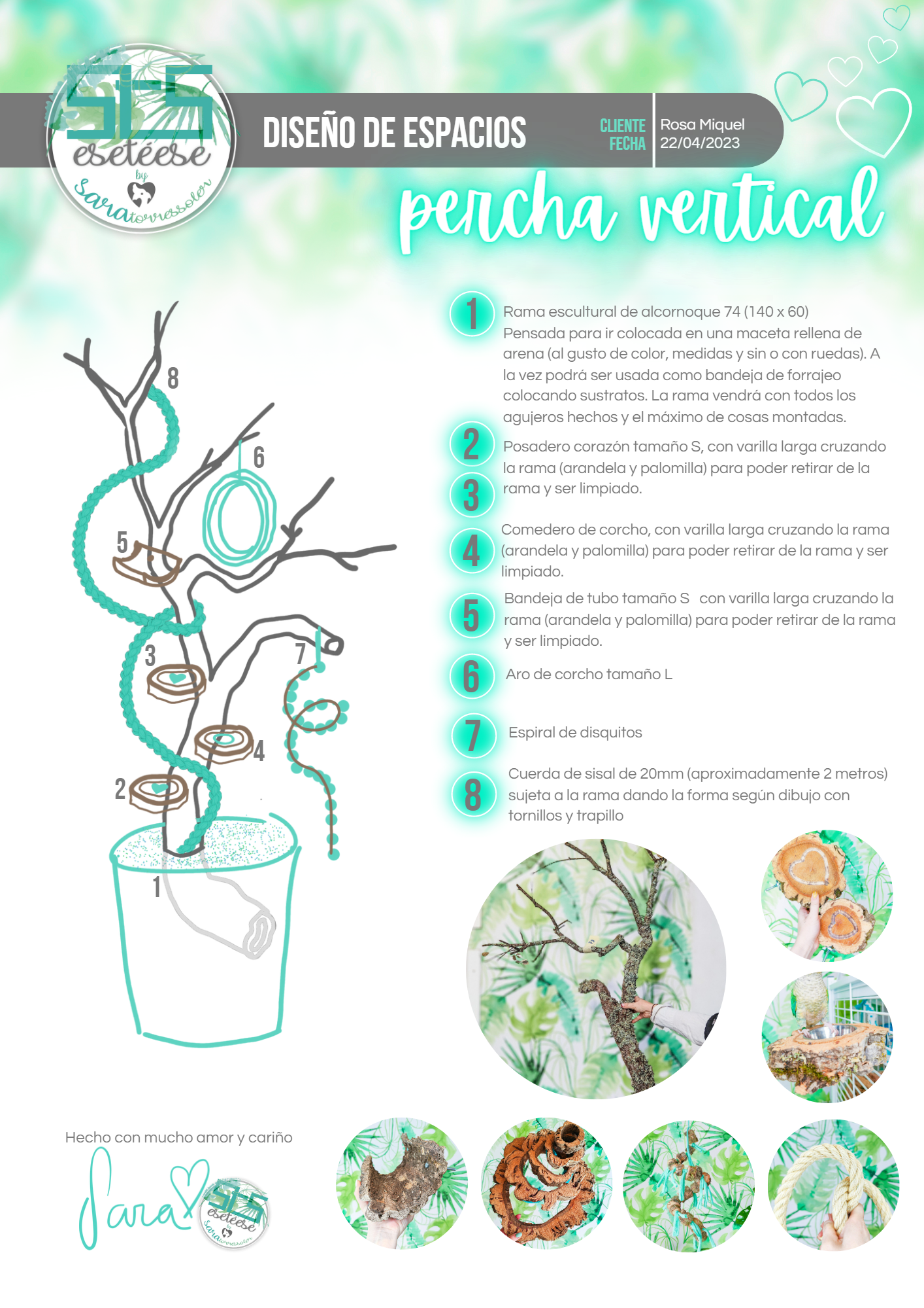 DISEÑO DE ESPACIOS | Percha vertical