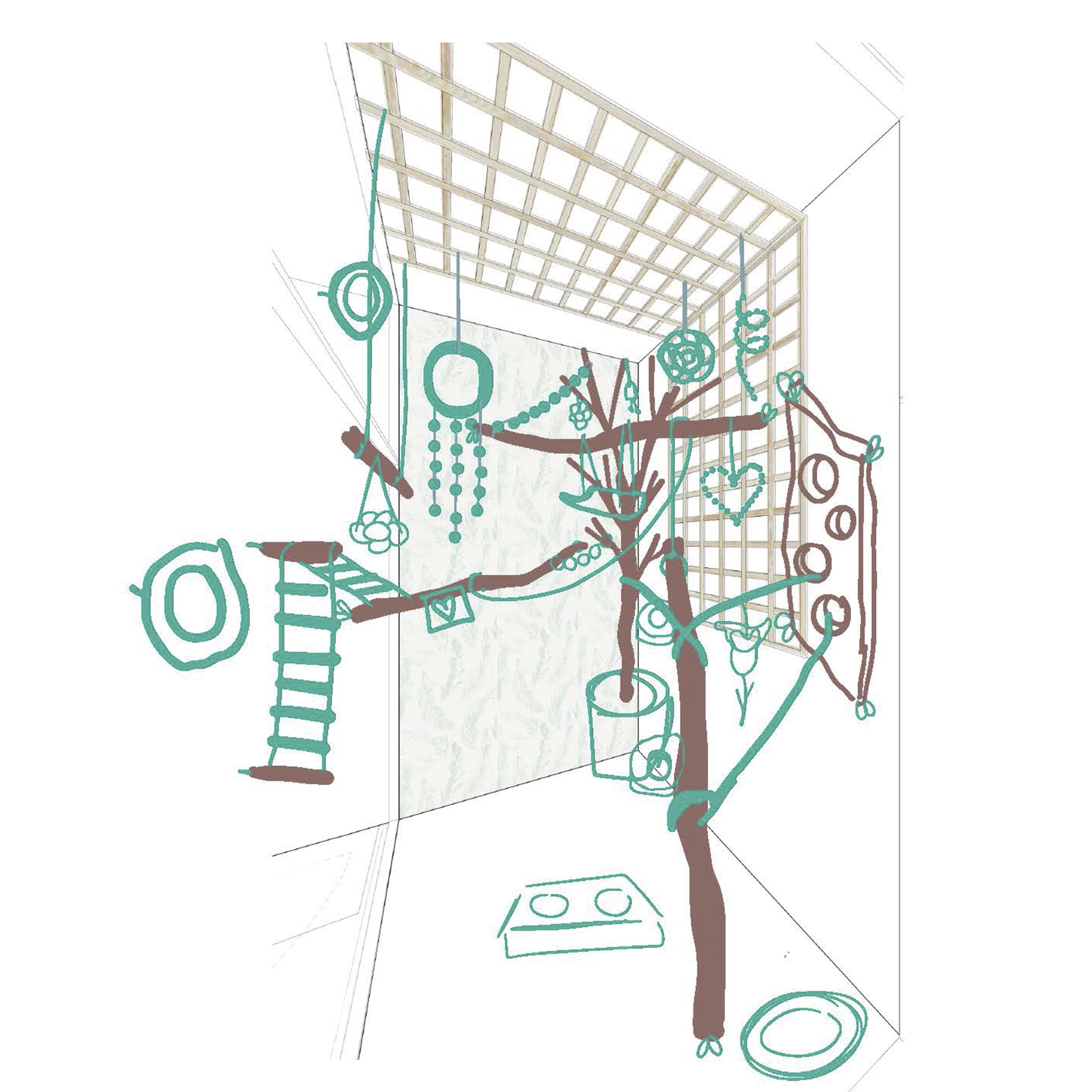 DISEÑO DE ESPACIOS | Voladera interior