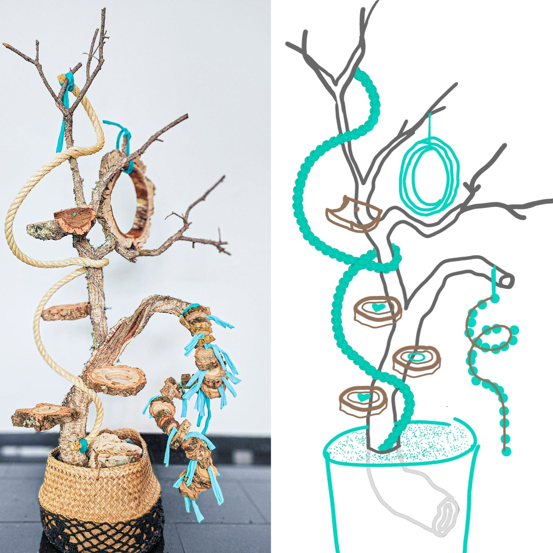 DISEÑO DE ESPACIOS | Percha vertical