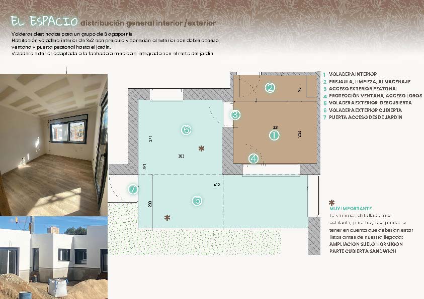 DISEÑO DE ESPACIOS | Voladera exterior